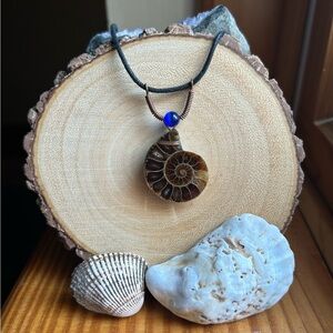 Ammonite Pendant Necklace